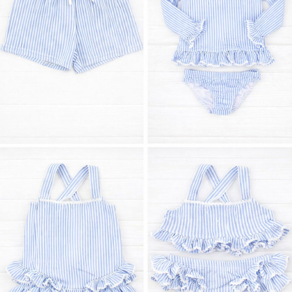 Seaside Stripes Swim Collection