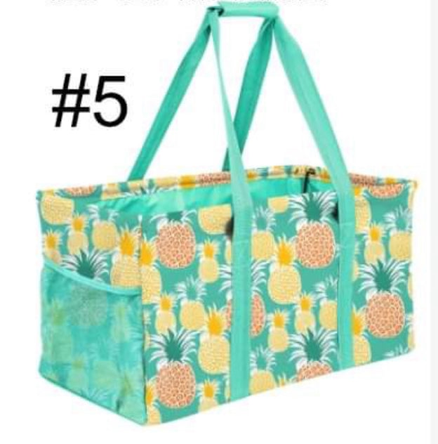 Lined utility totes