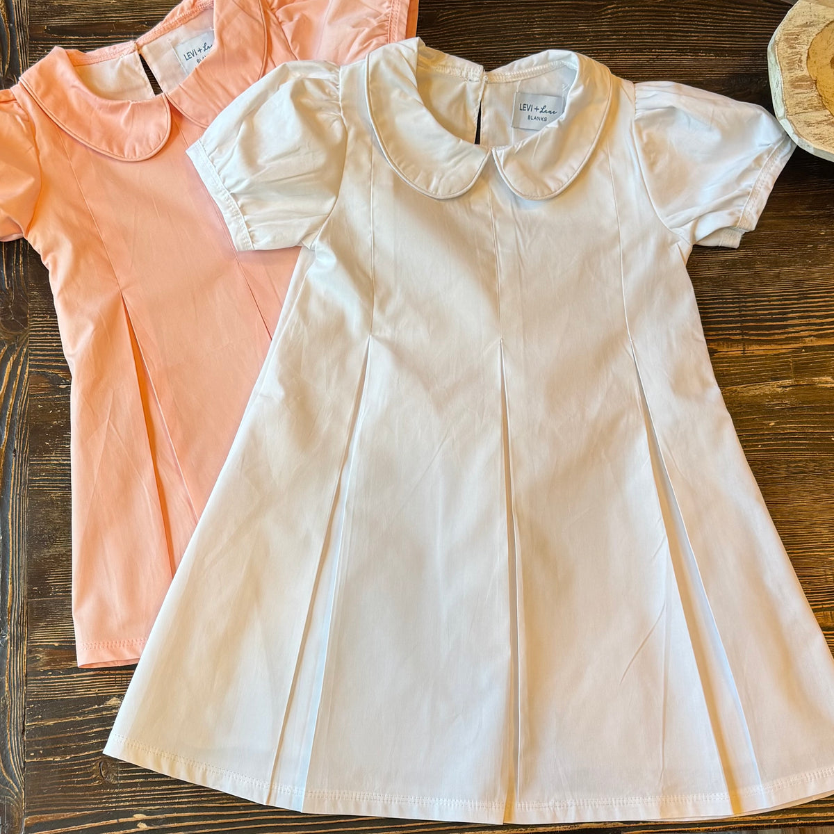 Embroidery-Ready Pleated Dress | Boutique Spring Classic