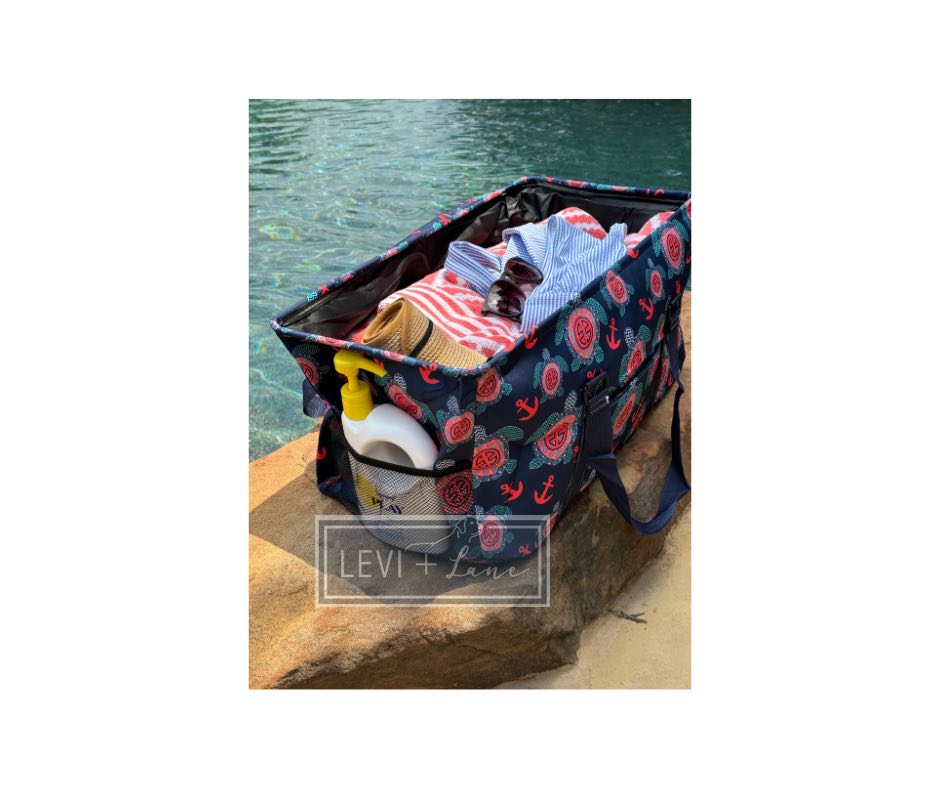 Lined utility totes