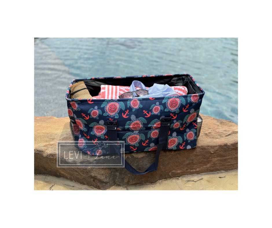 Lined utility totes