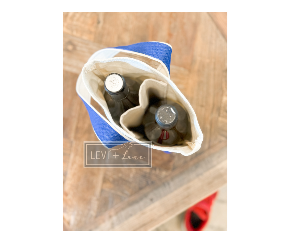 Blank Canvas Wine Bag