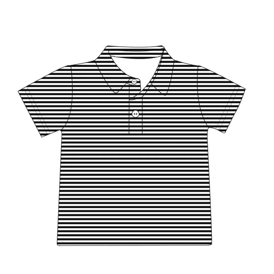 EXTRAS PRE-SALE Polo Shirt- Black/White