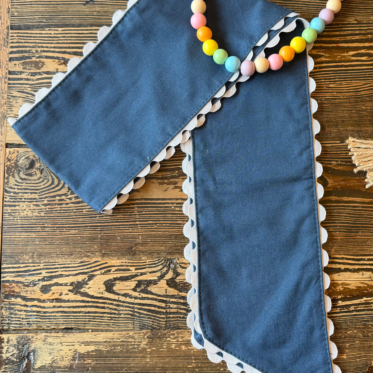 Ric Rac Wreath Sash | Embroidery-Ready Cotton Sash | Levi & Lane – Levi ...