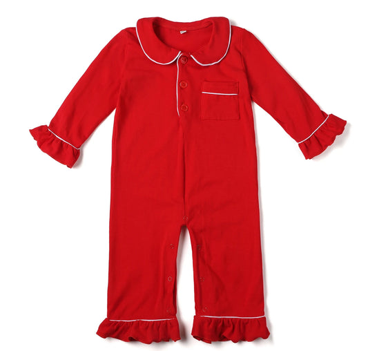 EXTRAS Infant One Piece PJ with Ruffle