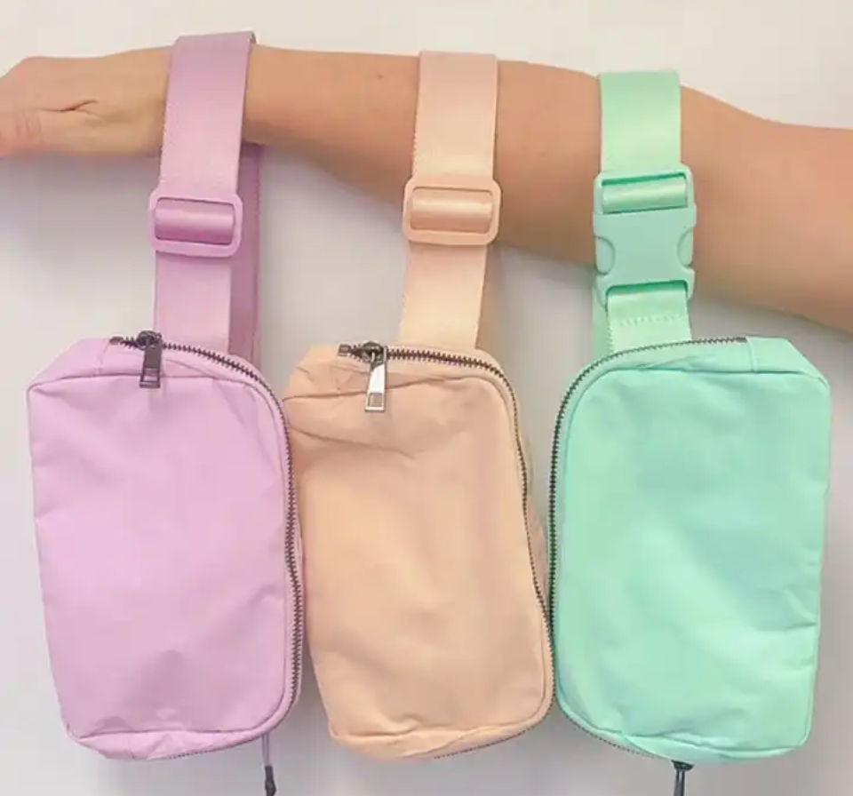 Blank Fanny Pack Belt Bag.